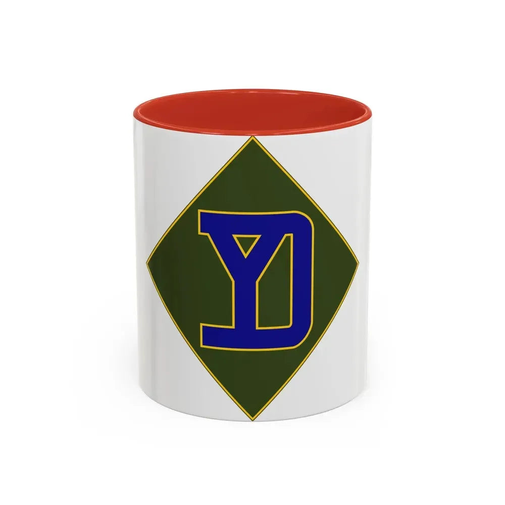 26 Maneuver Enhancement Brigade (U.S. Army) Accent Coffee Mug 11oz Red - Go Mug Yourself