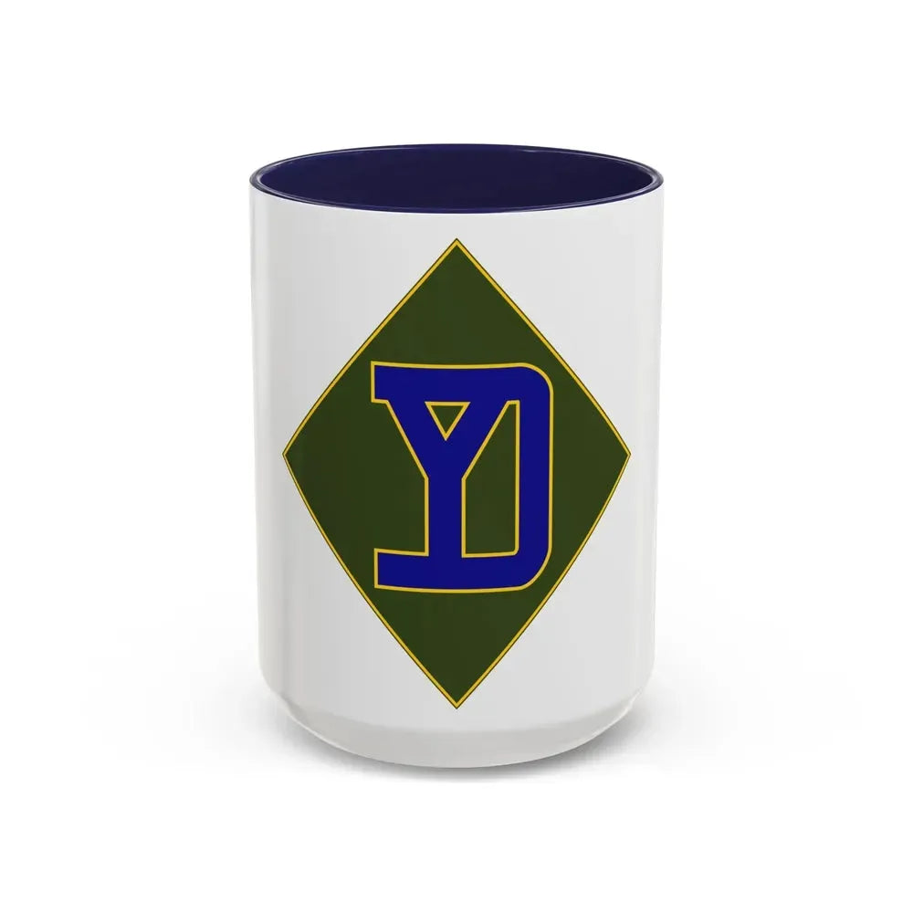 26 Maneuver Enhancement Brigade (U.S. Army) Accent Coffee Mug 15oz Navy - Go Mug Yourself
