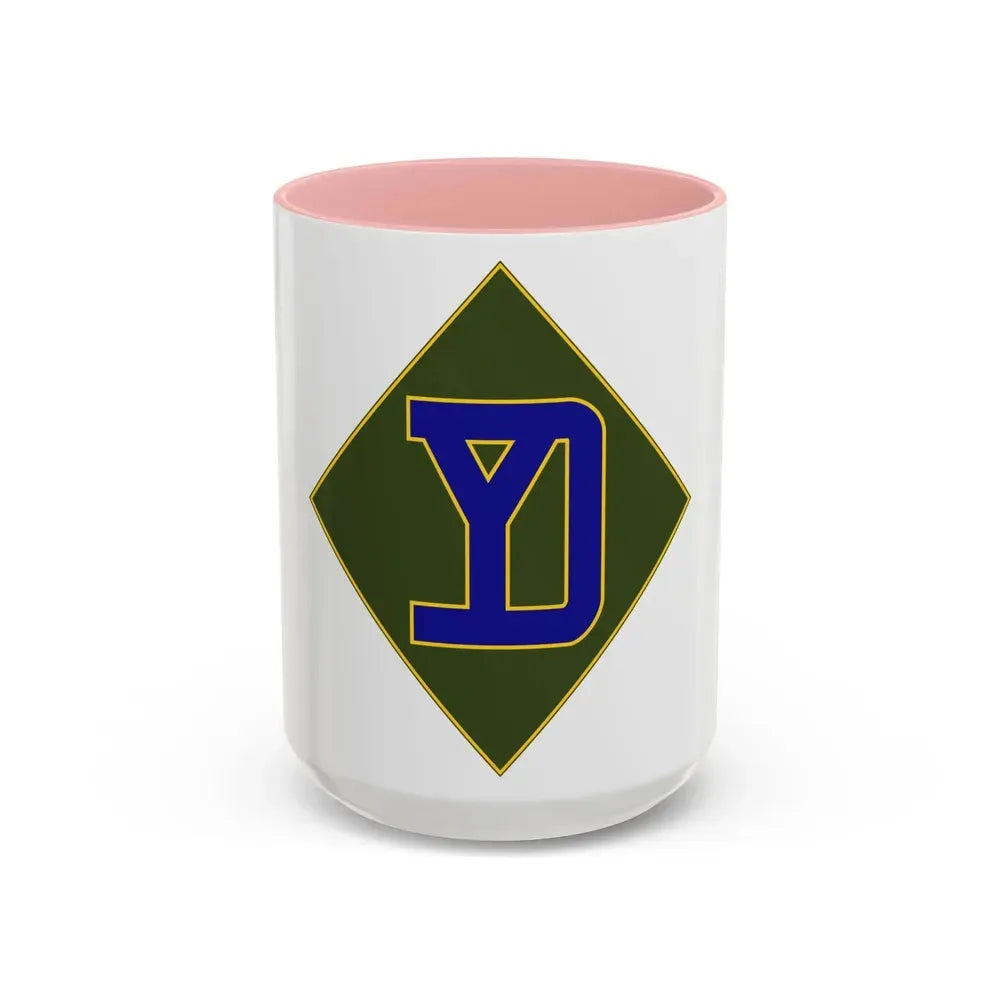 26 Maneuver Enhancement Brigade (U.S. Army) Accent Coffee Mug 15oz Pink - Go Mug Yourself