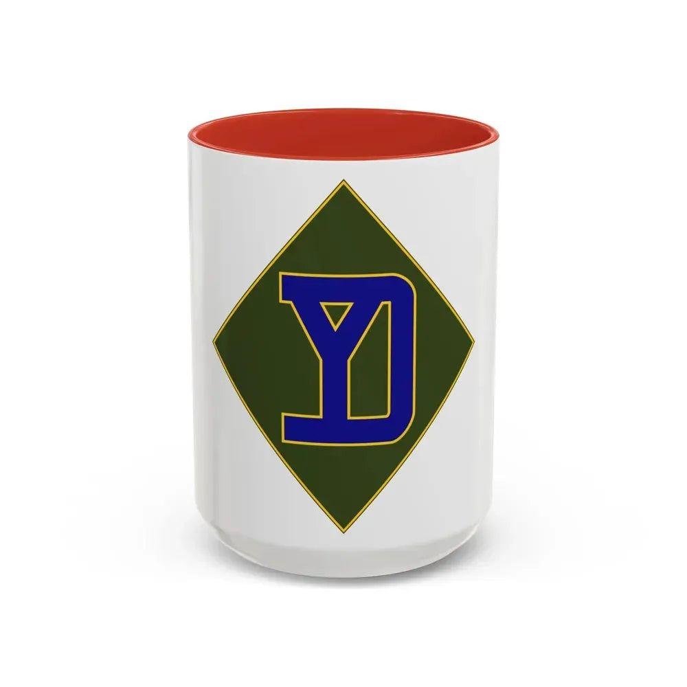 26 Maneuver Enhancement Brigade (U.S. Army) Accent Coffee Mug 15oz Red - Go Mug Yourself