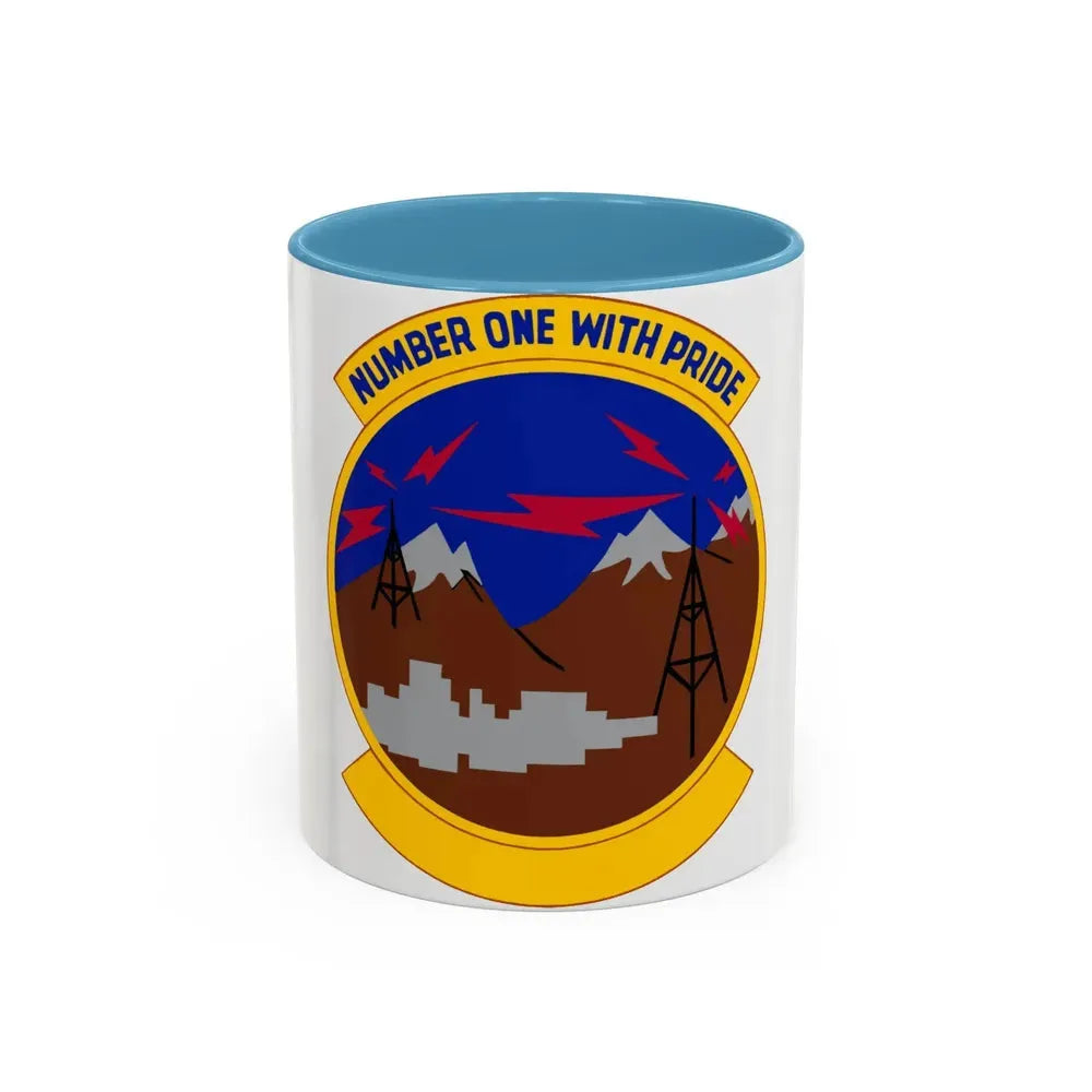 26 Network Operations Squadron ACC (U.S. Air Force) Accent Coffee Mug 11oz Light Blue - Go Mug Yourself