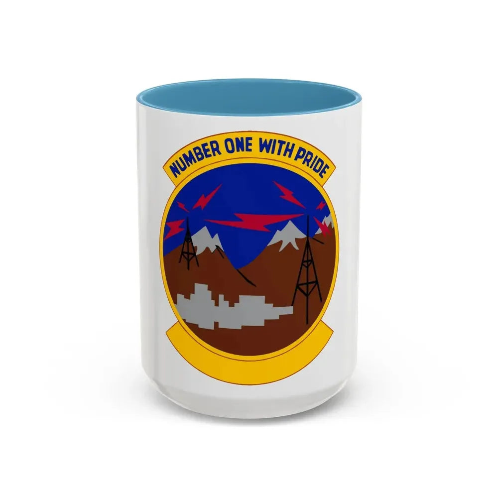 26 Network Operations Squadron ACC (U.S. Air Force) Accent Coffee Mug 15oz Light Blue - Go Mug Yourself