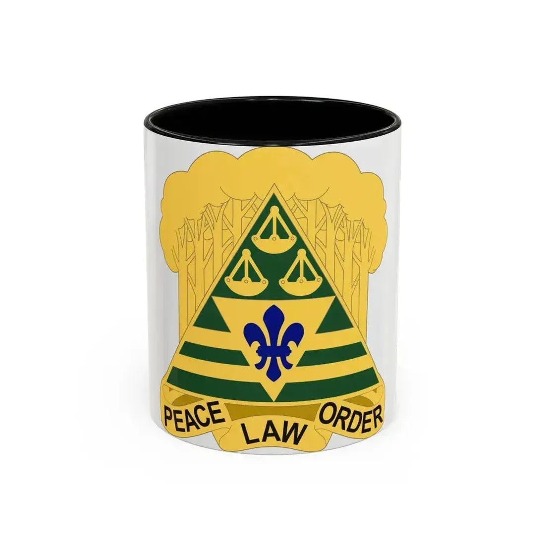 260 Military Police Command 2 (U.S. Army) Accent Coffee Mug 11oz Black - Go Mug Yourself