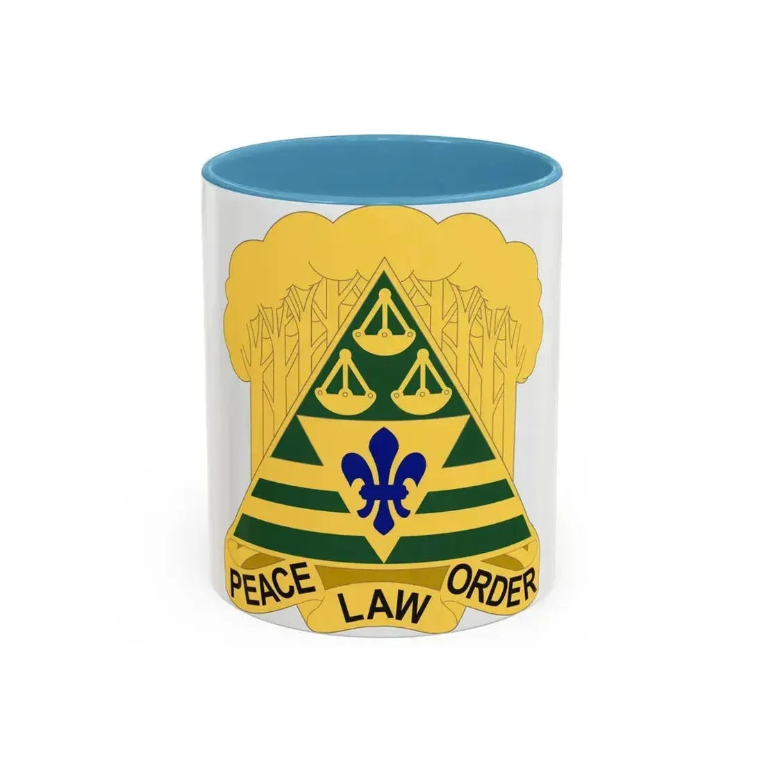 260 Military Police Command 2 (U.S. Army) Accent Coffee Mug 11oz Light Blue - Go Mug Yourself