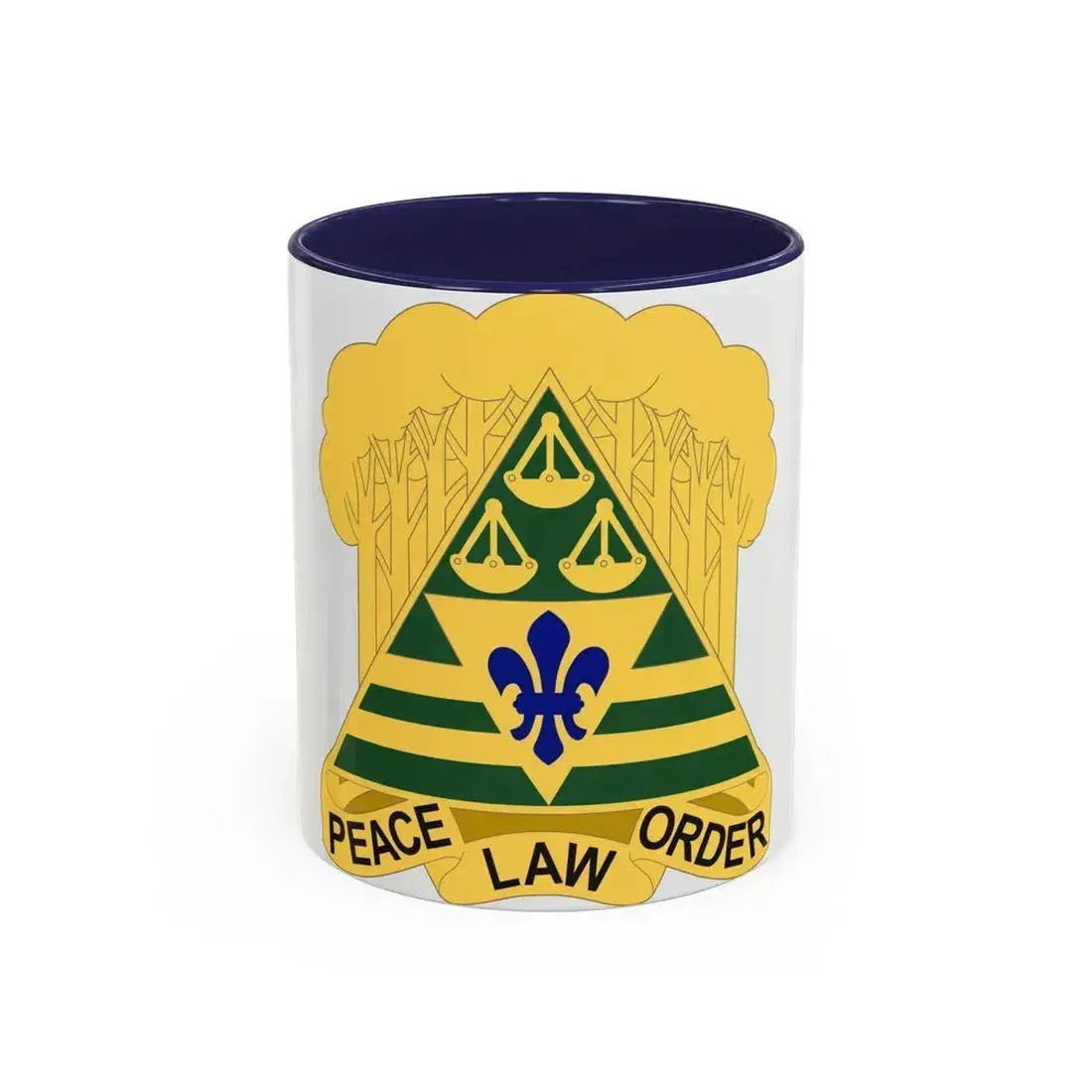 260 Military Police Command 2 (U.S. Army) Accent Coffee Mug 11oz Navy - Go Mug Yourself
