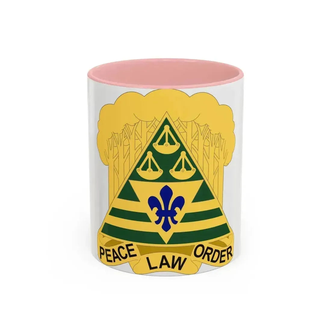260 Military Police Command 2 (U.S. Army) Accent Coffee Mug 11oz Pink - Go Mug Yourself