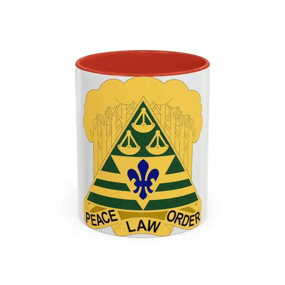 260 Military Police Command 2 (U.S. Army) Accent Coffee Mug 11oz Red - Go Mug Yourself