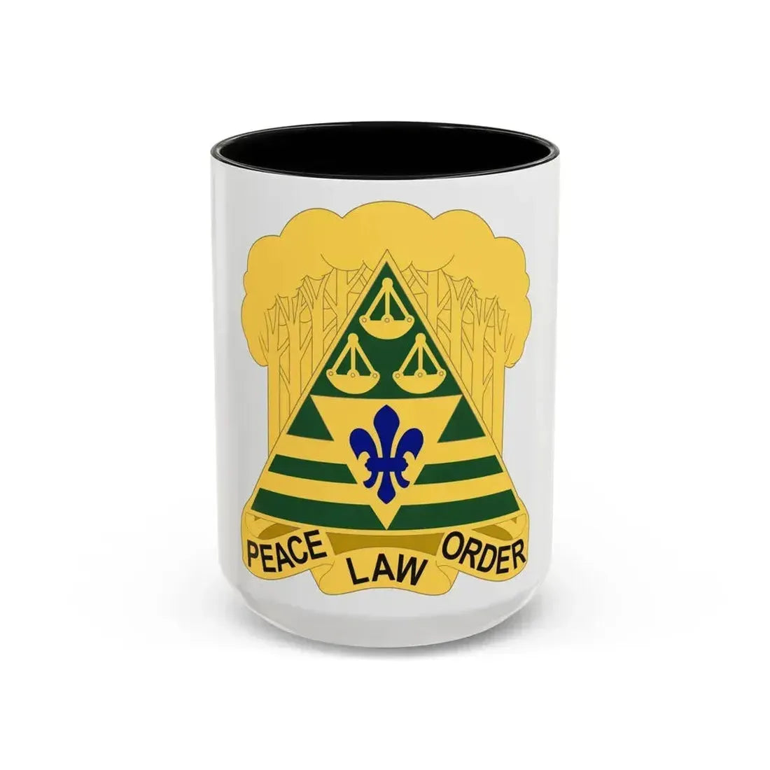 260 Military Police Command 2 (U.S. Army) Accent Coffee Mug 15oz Black - Go Mug Yourself