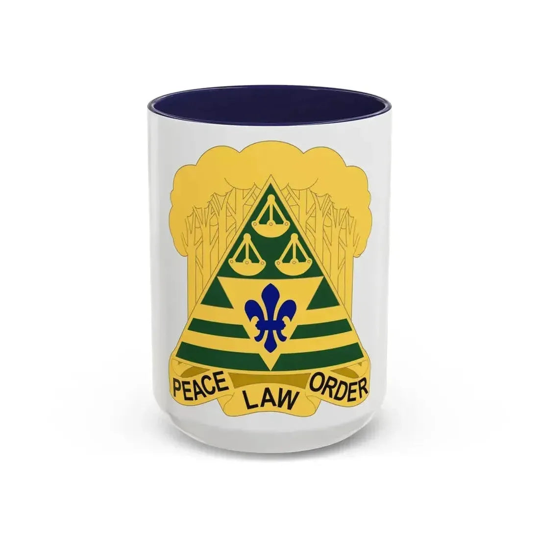 260 Military Police Command 2 (U.S. Army) Accent Coffee Mug 15oz Navy - Go Mug Yourself