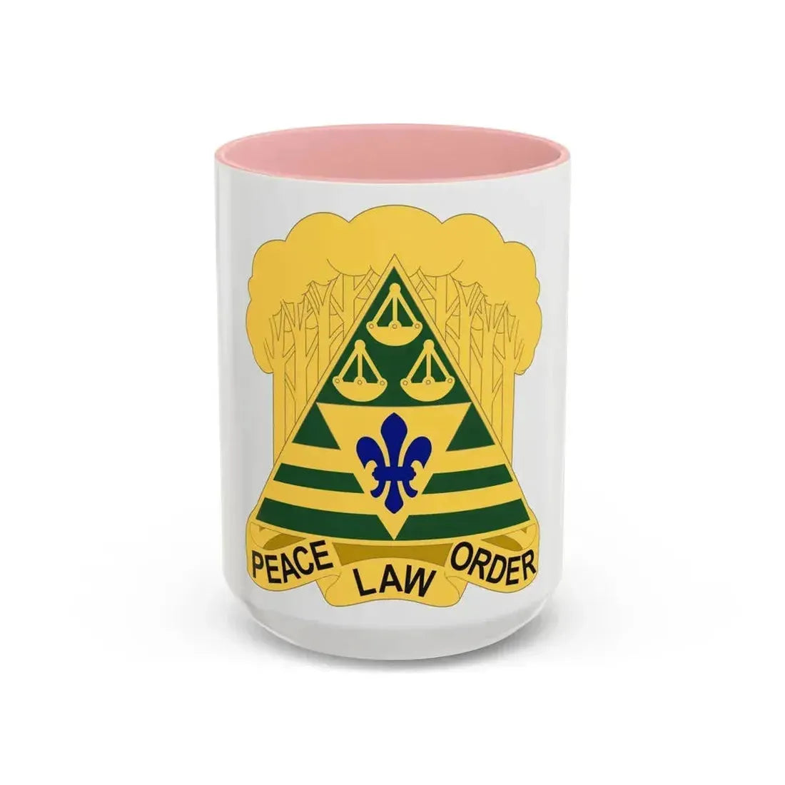 260 Military Police Command 2 (U.S. Army) Accent Coffee Mug 15oz Pink - Go Mug Yourself