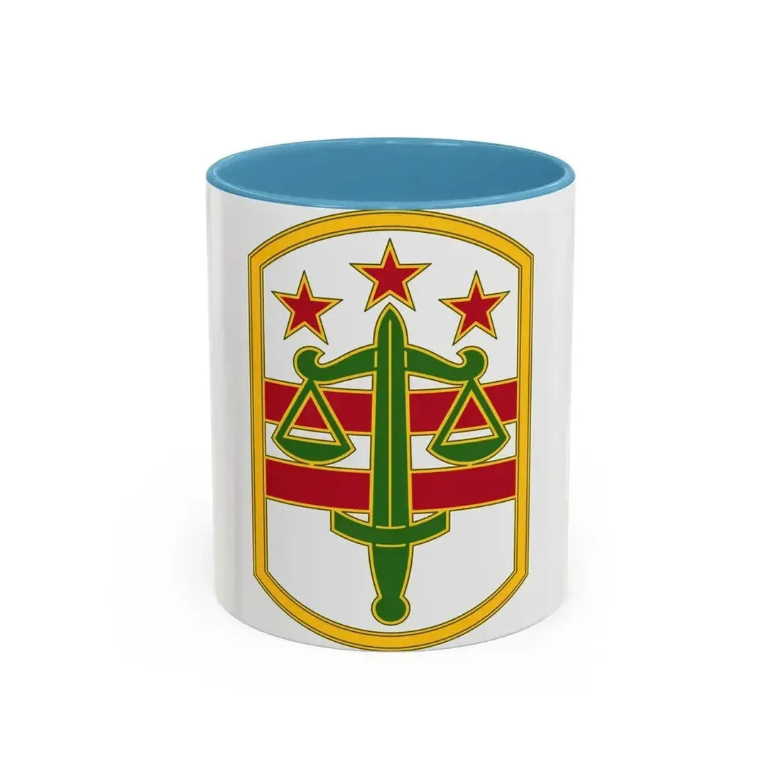 260 Military Police Command 3 (U.S. Army) Accent Coffee Mug 11oz Light Blue - Go Mug Yourself