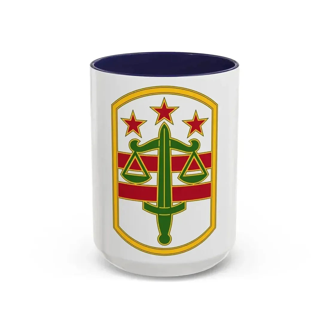 260 Military Police Command 3 (U.S. Army) Accent Coffee Mug 15oz Navy - Go Mug Yourself