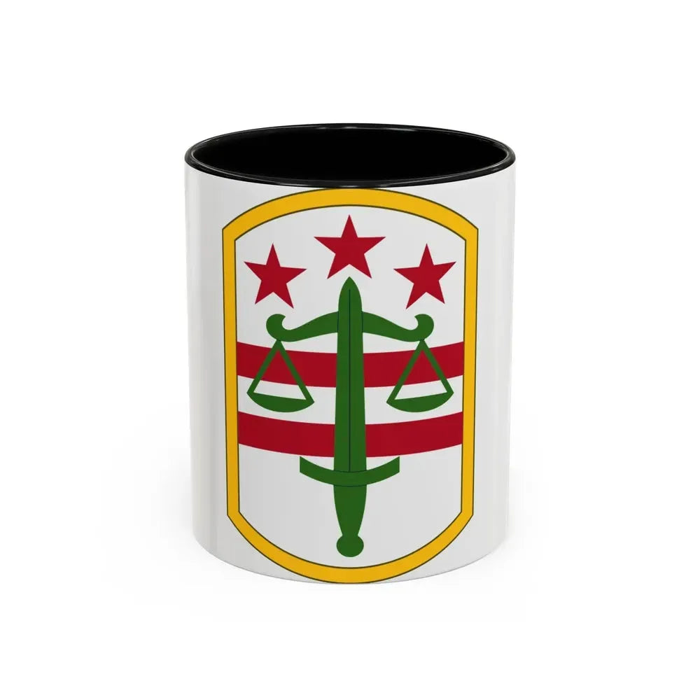 260 Military Police Command (U.S. Army) Accent Coffee Mug 11oz Black - Go Mug Yourself