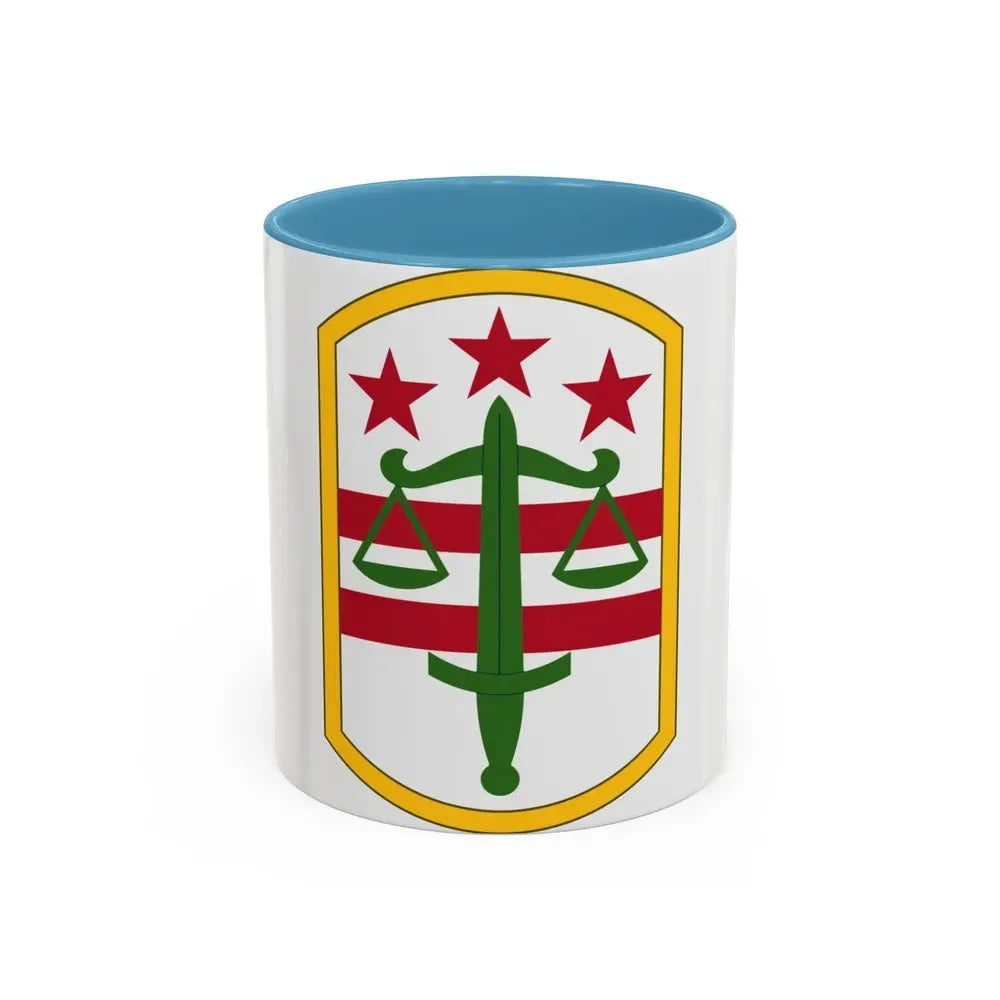 260 Military Police Command (U.S. Army) Accent Coffee Mug 11oz Light Blue - Go Mug Yourself