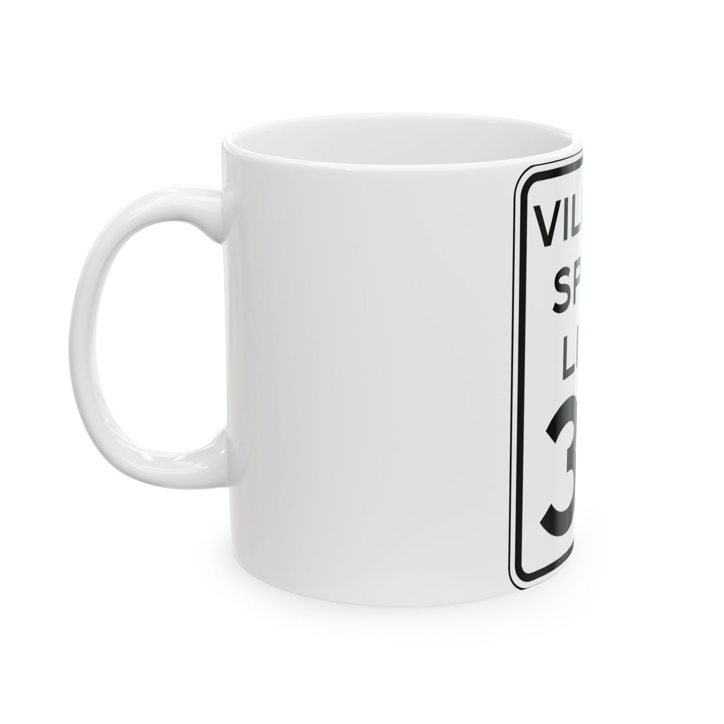 NYSDOT NYR2-5 (New York) (Road Sign) White Coffee Mug