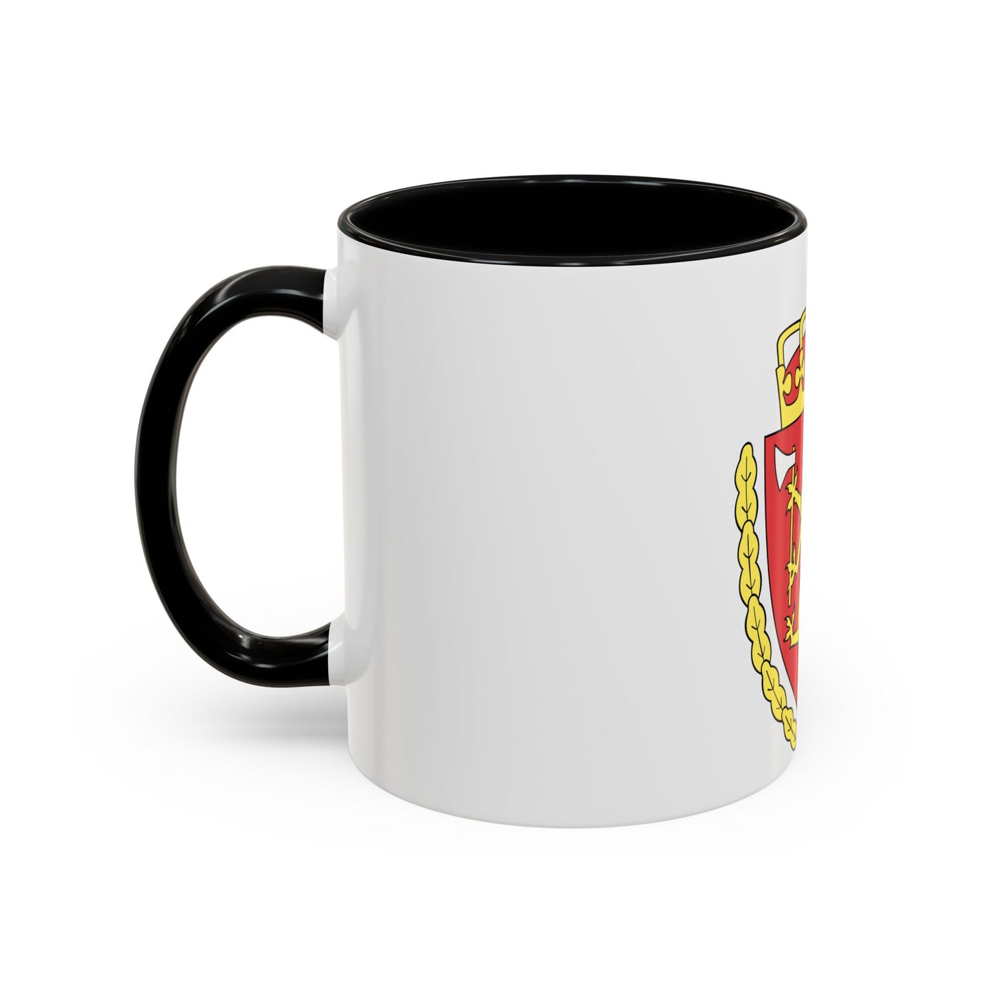 Coat of arms of the Norwegian Customs Service - Accent Coffee Mug