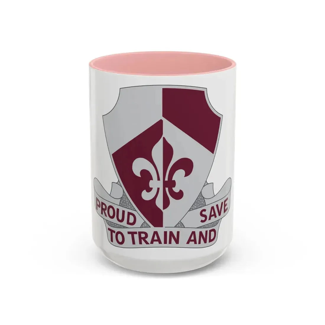 261st Medical Battalion (U.S. Army) Accent Coffee Mug 15oz Pink - Go Mug Yourself
