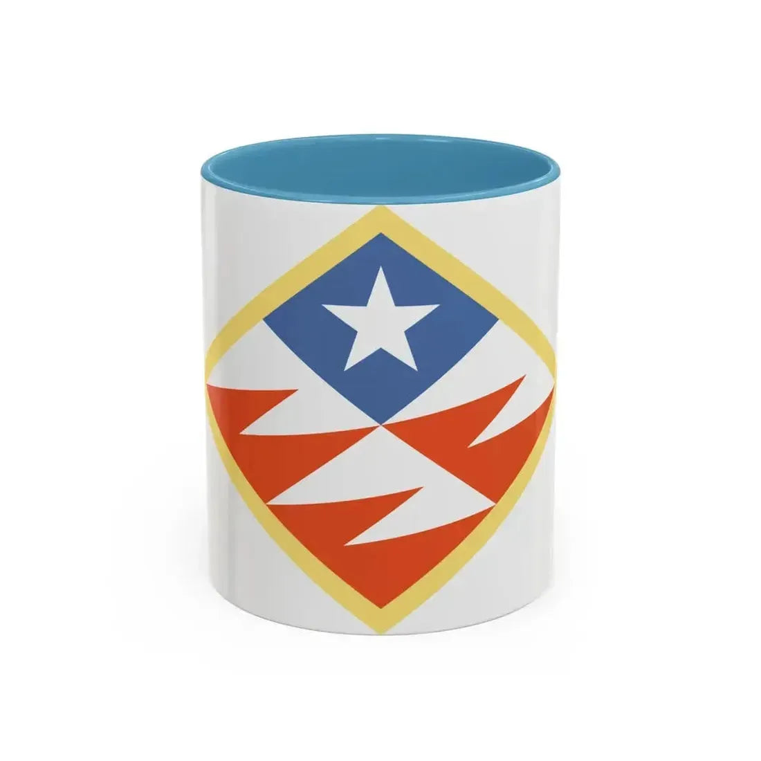 261st Theater Tactical Signal Brigade (U.S. Army) Accent Coffee Mug 11oz Light Blue - Go Mug Yourself