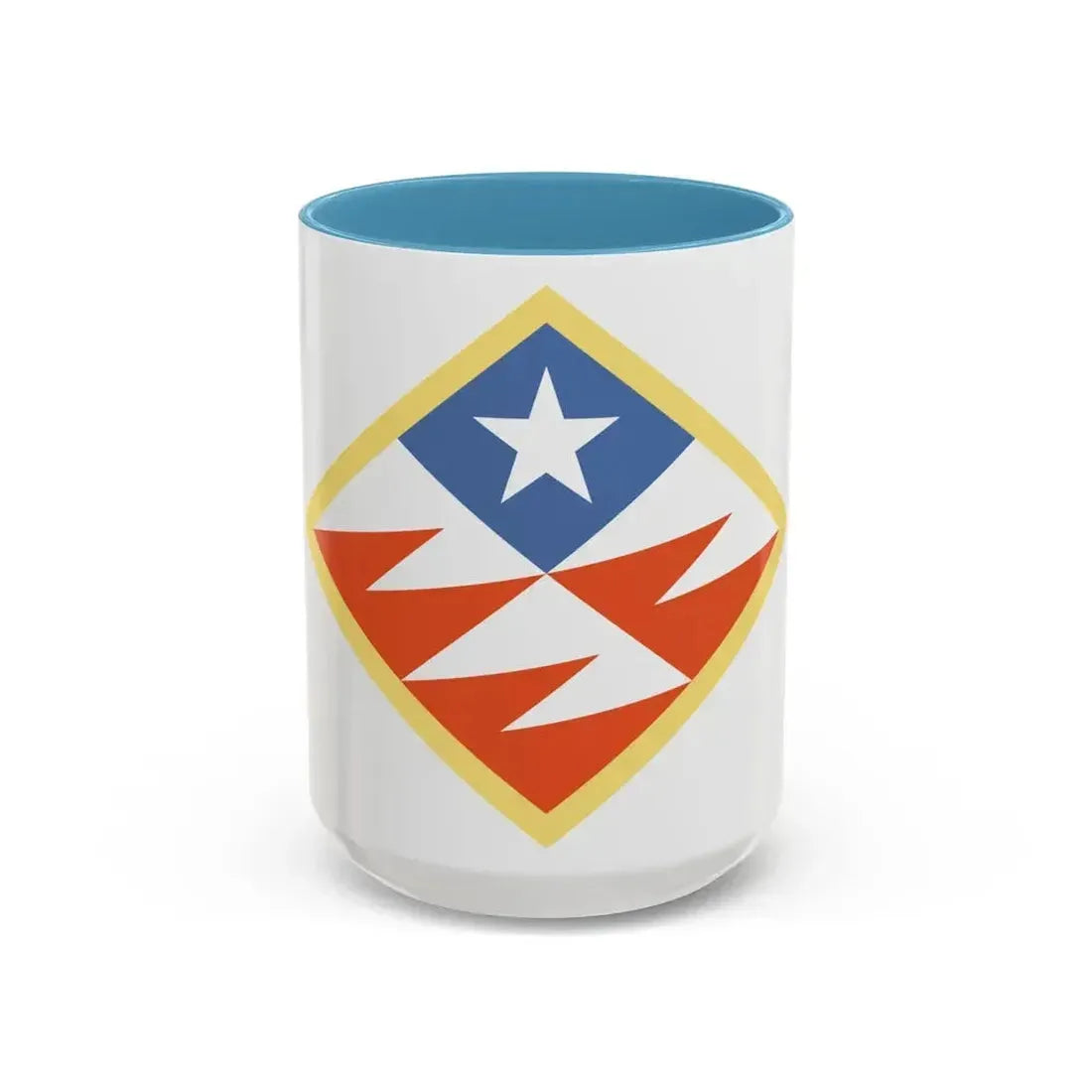 261st Theater Tactical Signal Brigade (U.S. Army) Accent Coffee Mug 15oz Light Blue - Go Mug Yourself