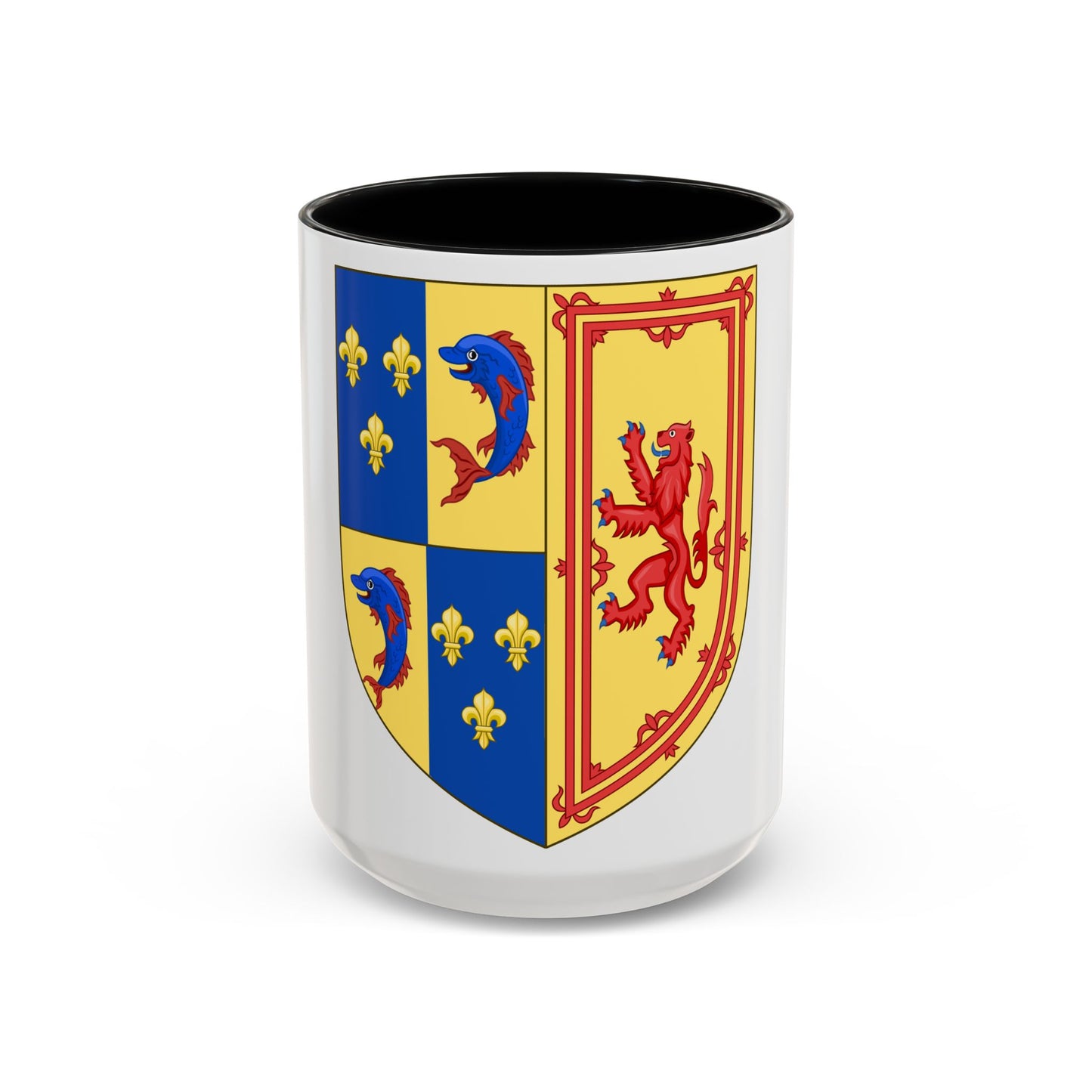 Royal Arms of the Kingdom of Scotland (1558) - Accent Coffee Mug