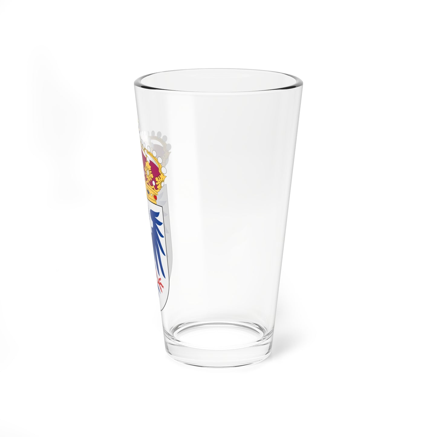 Värmland vapen med kunglig krona (Sweden) (Coat of Arms) Pint Glass 16oz