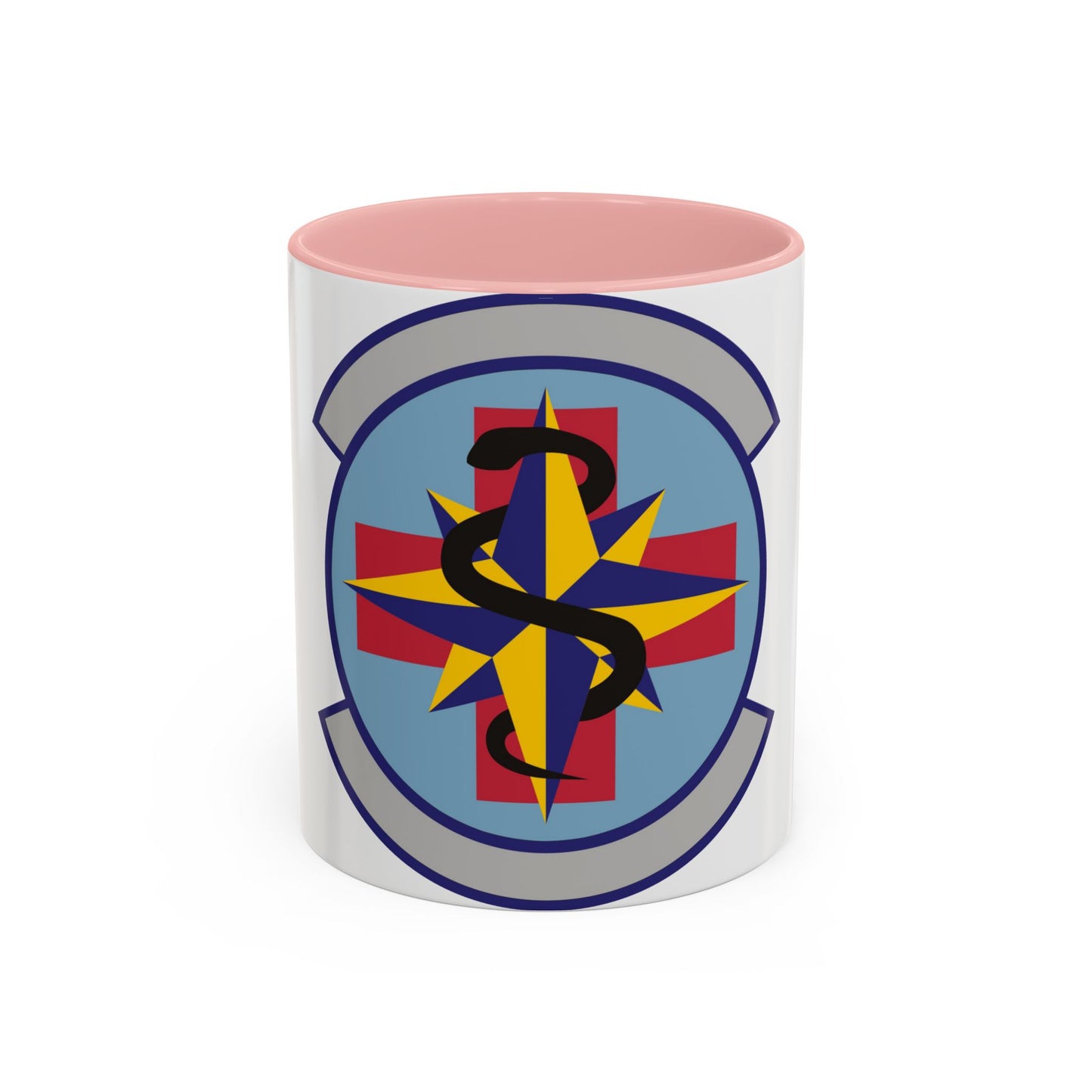 6 Healthcare Operations Squadron AMC (U.S. Air Force) Accent Coffee Mug