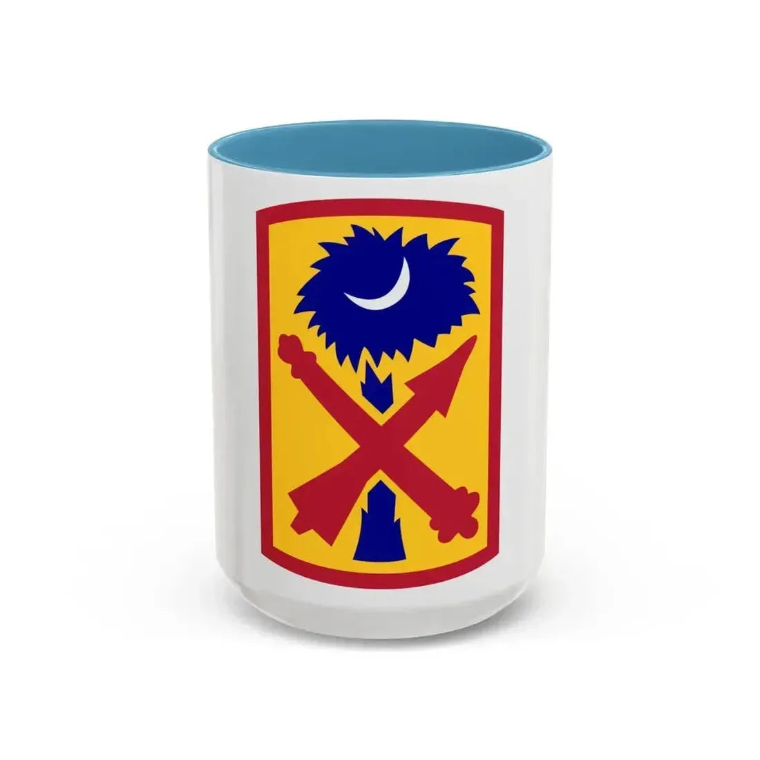 263rd Air and Missile Defense Command (U.S. Army) Accent Coffee Mug 15oz Light Blue - Go Mug Yourself
