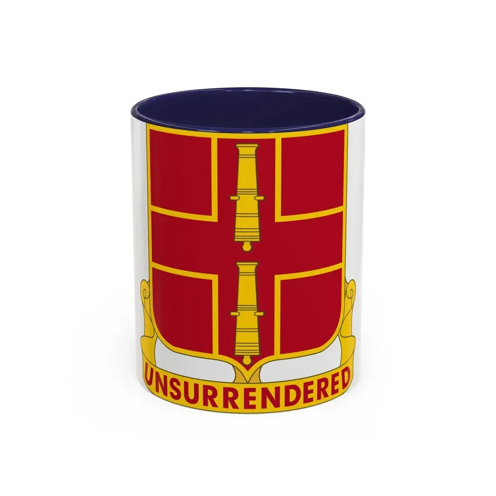 263rd Air Defense Artillery Regiment (U.S. Army) Accent Coffee Mug 11oz Navy - Go Mug Yourself