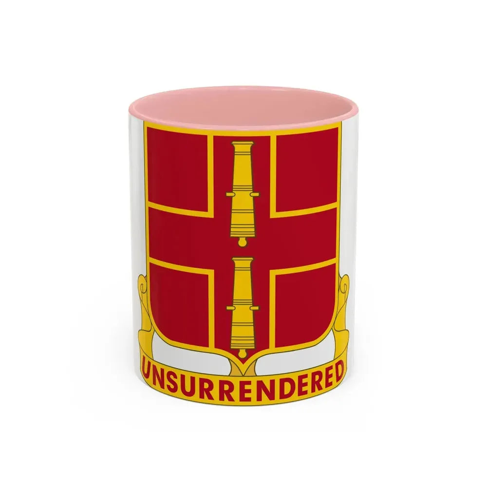 263rd Air Defense Artillery Regiment (U.S. Army) Accent Coffee Mug 11oz Pink - Go Mug Yourself