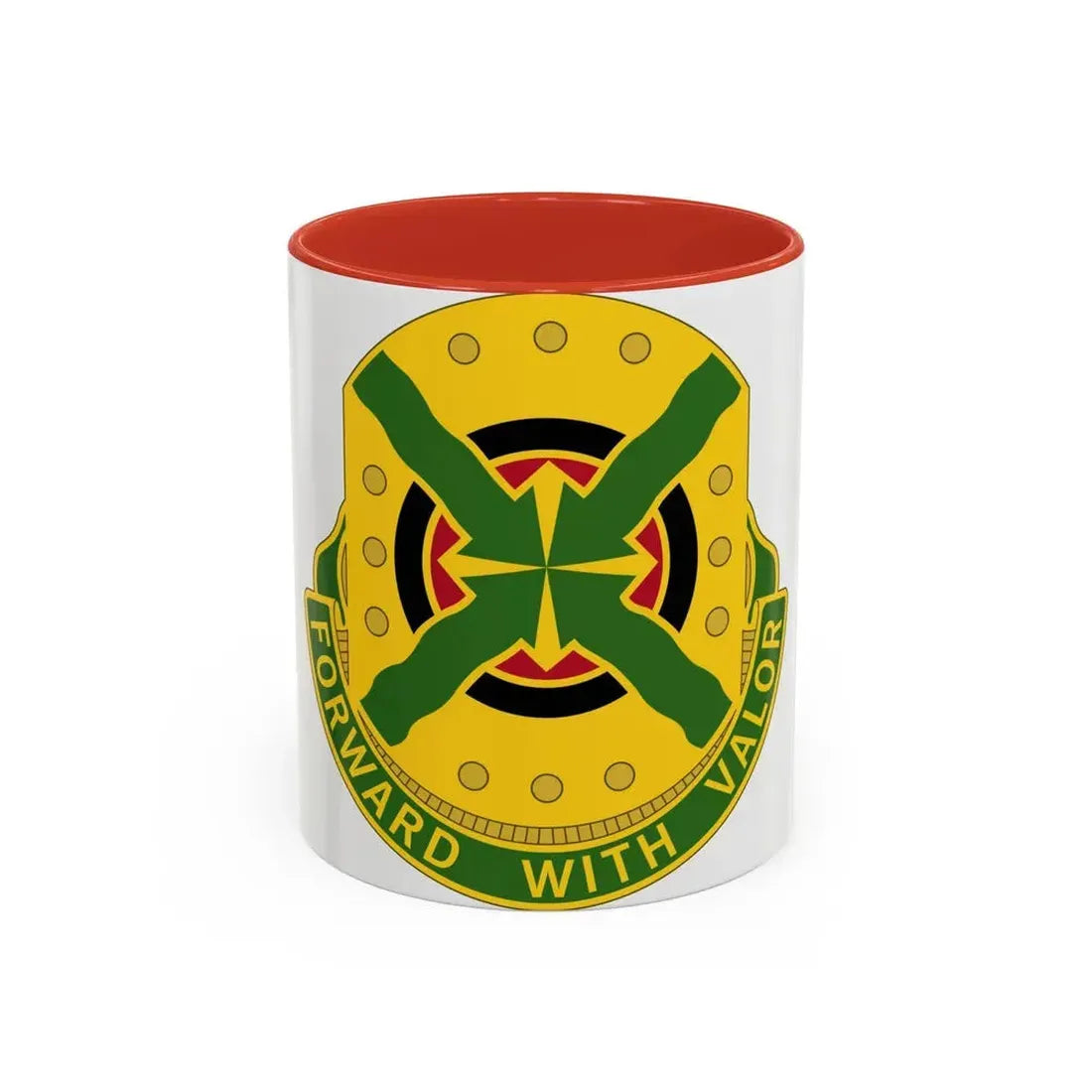 264 Engineer Group (U.S. Army) Accent Coffee Mug 11oz Red - Go Mug Yourself