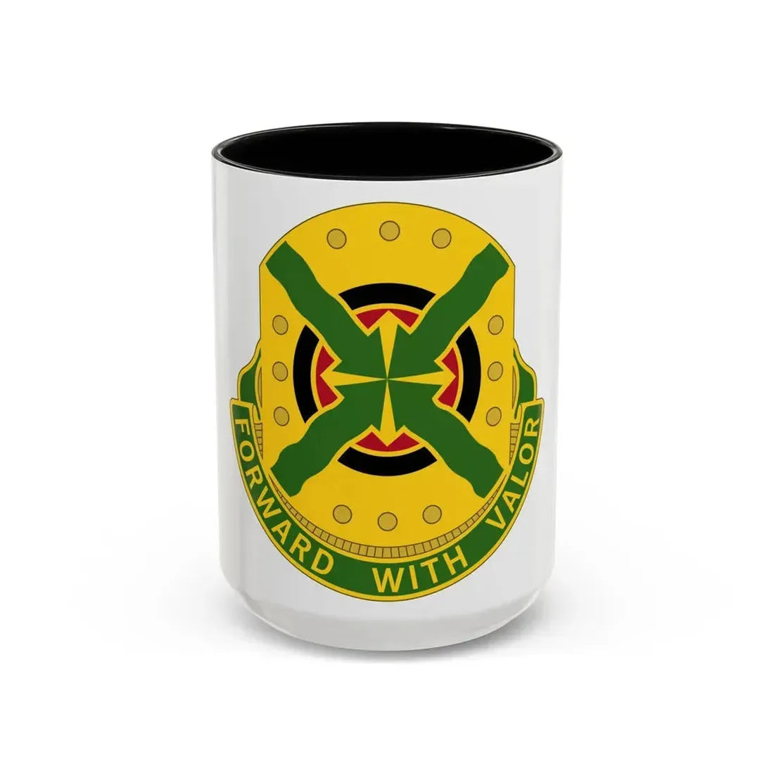 264 Engineer Group (U.S. Army) Accent Coffee Mug 15oz Black - Go Mug Yourself