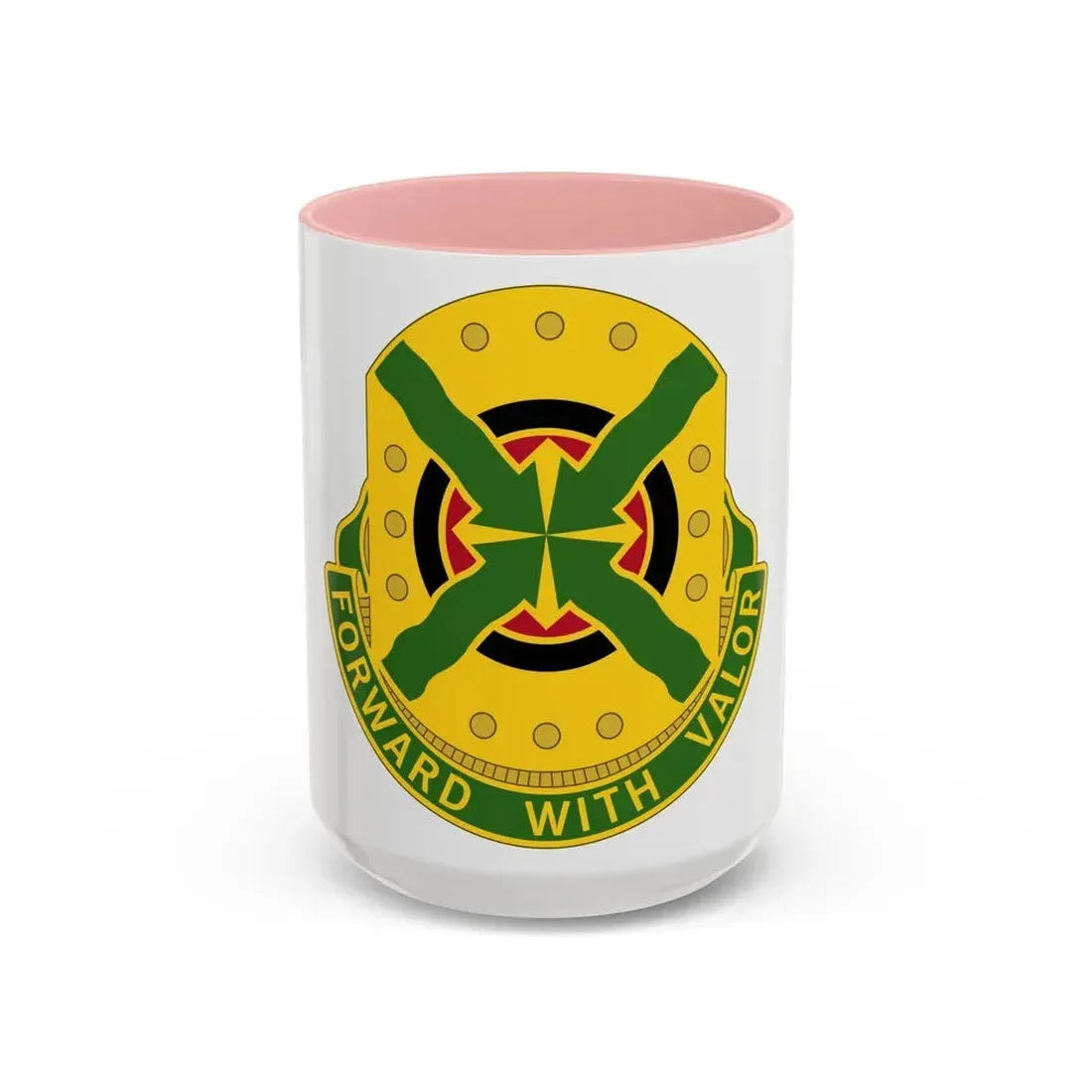 264 Engineer Group (U.S. Army) Accent Coffee Mug 15oz Pink - Go Mug Yourself