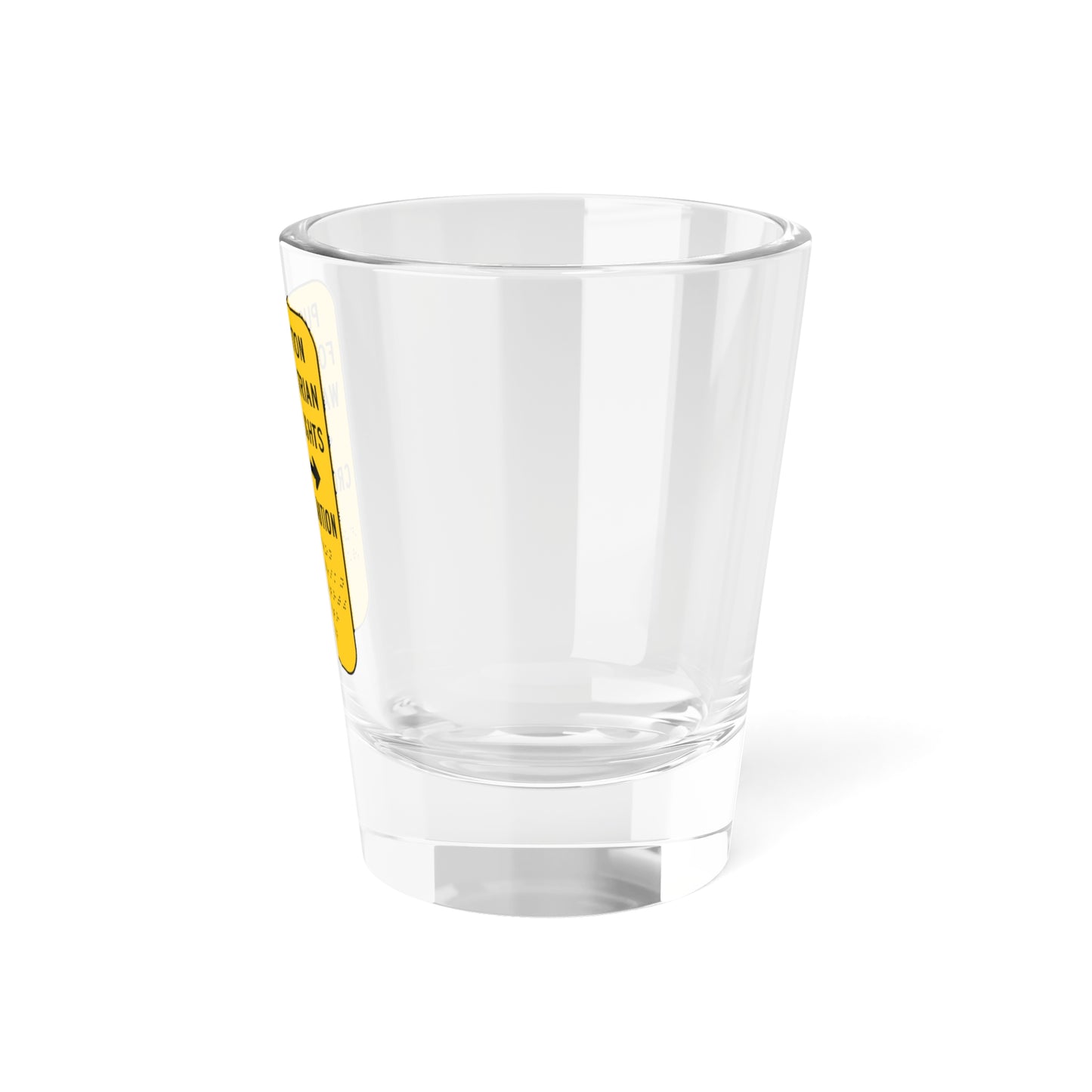 MUTCD-CA R62E (California) (Road Sign) Shot Glass 1.5oz