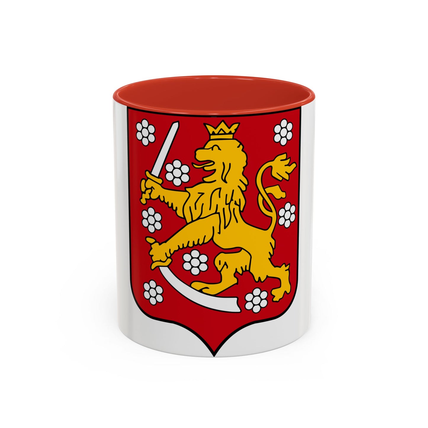 Coats of arms of the Grand Duchy of Finland - Accent Coffee Mug