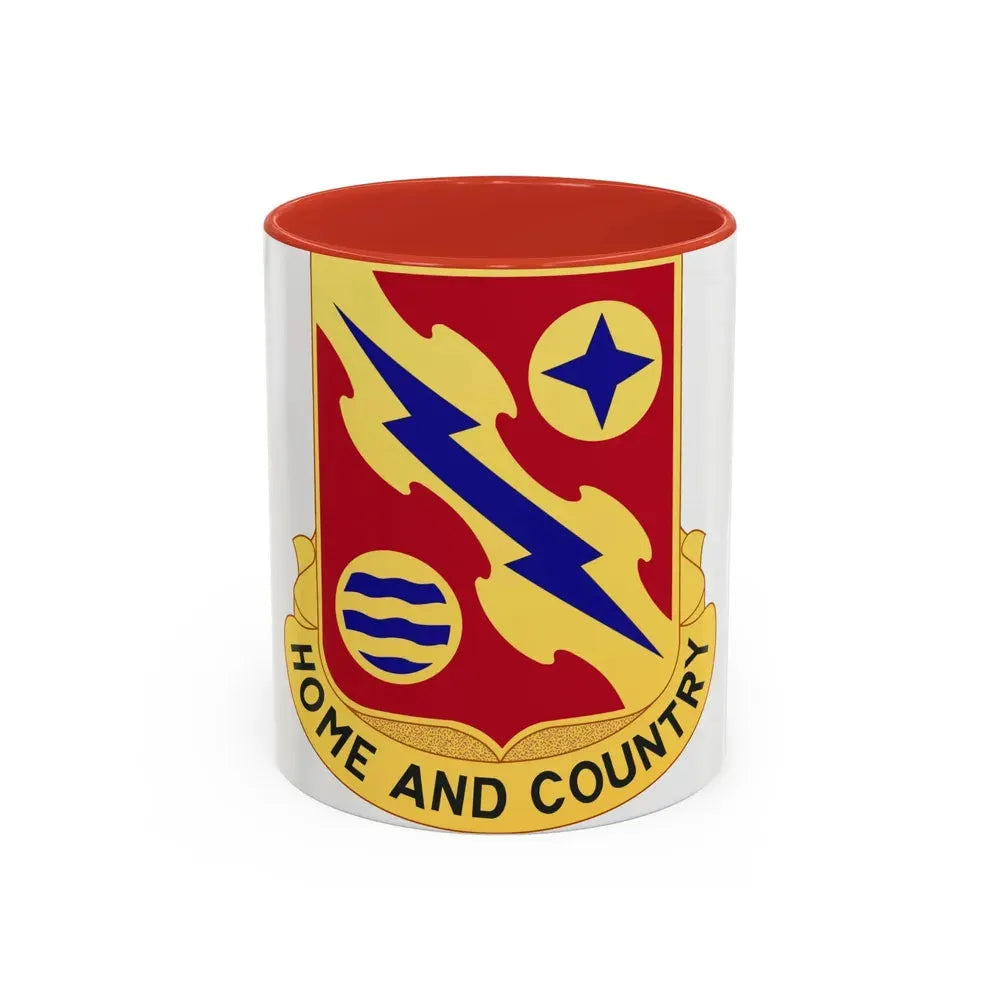 265th Air Defense Artillery Regiment (U.S. Army) Accent Coffee Mug 11oz Red - Go Mug Yourself