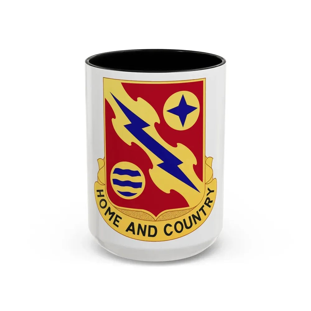 265th Air Defense Artillery Regiment (U.S. Army) Accent Coffee Mug 15oz Black - Go Mug Yourself