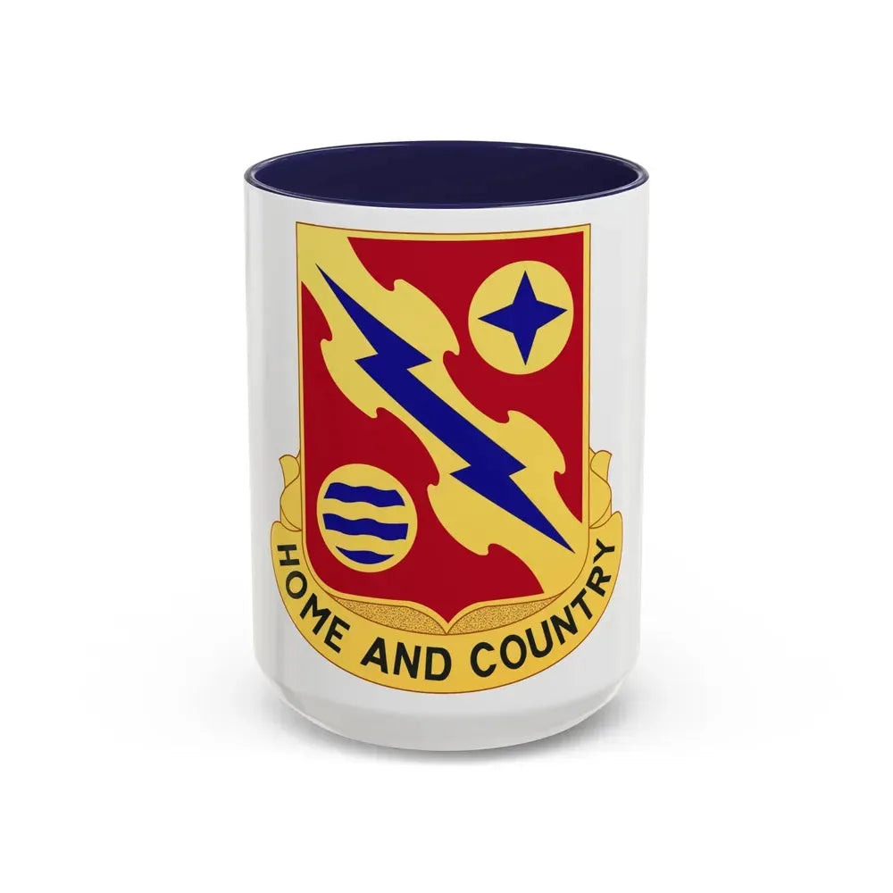 265th Air Defense Artillery Regiment (U.S. Army) Accent Coffee Mug 15oz Navy - Go Mug Yourself