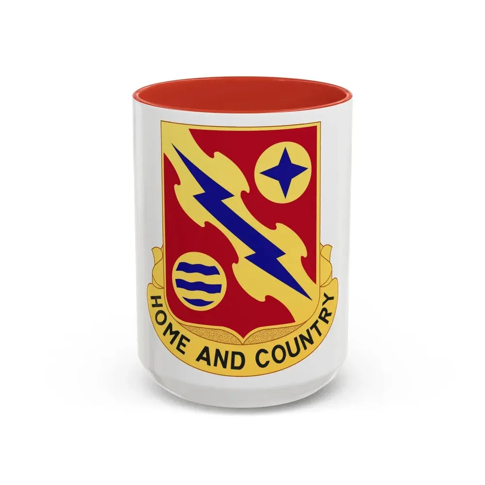 265th Air Defense Artillery Regiment (U.S. Army) Accent Coffee Mug 15oz Red - Go Mug Yourself