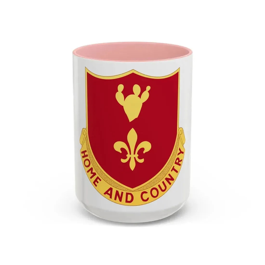 265th Artillery Regiment (U.S. Army) Accent Coffee Mug 15oz Pink - Go Mug Yourself