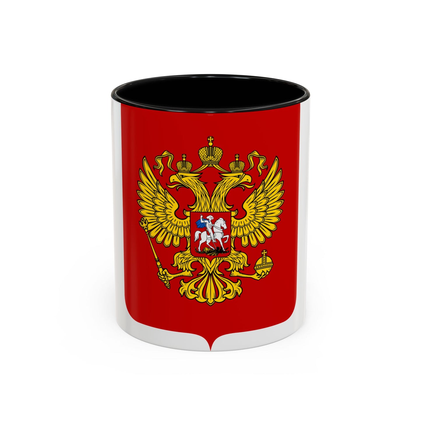 Coat of Arms of the Russian Federation - Accent Coffee Mug