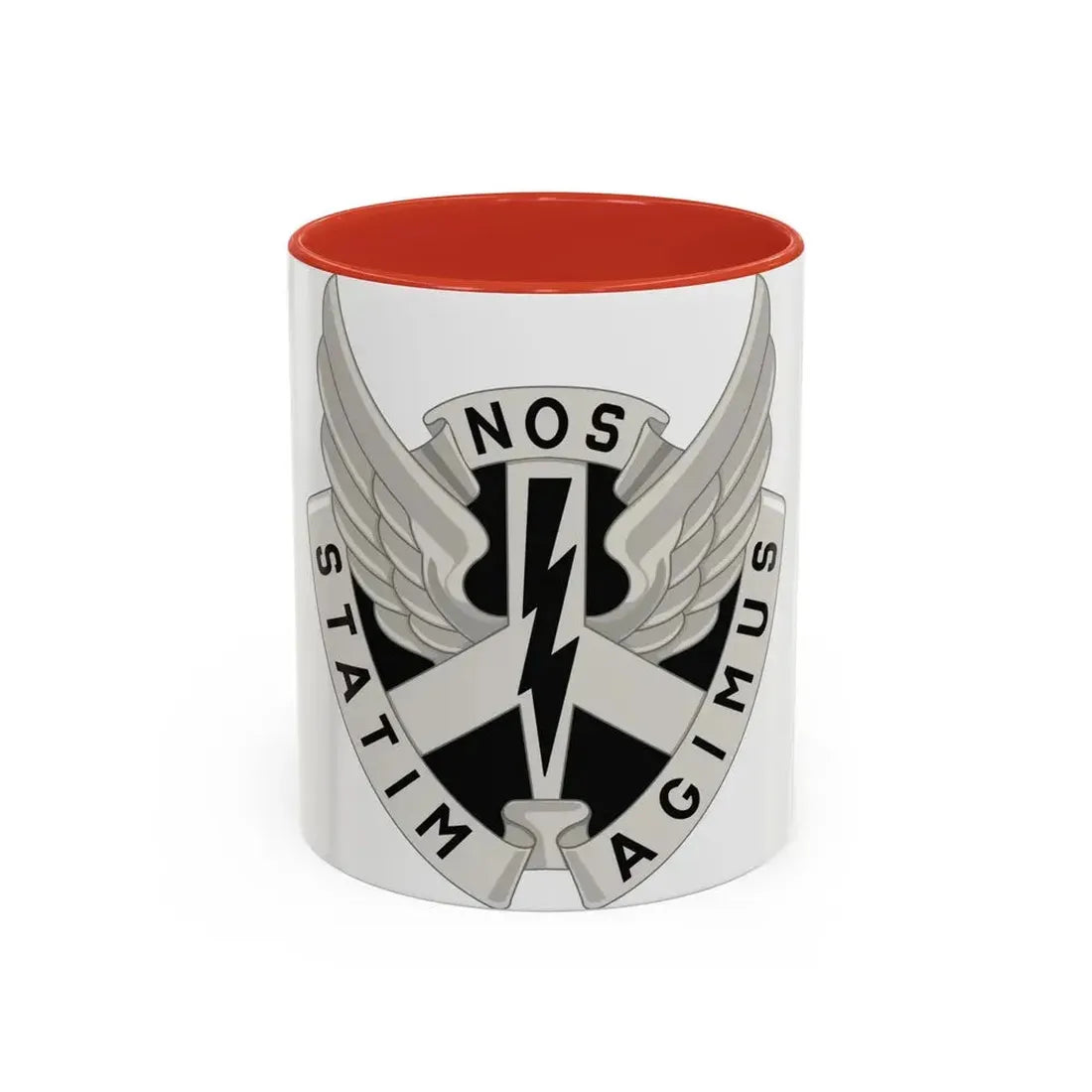 268 Aviation Battalion (U.S. Army) Accent Coffee Mug 11oz Red - Go Mug Yourself