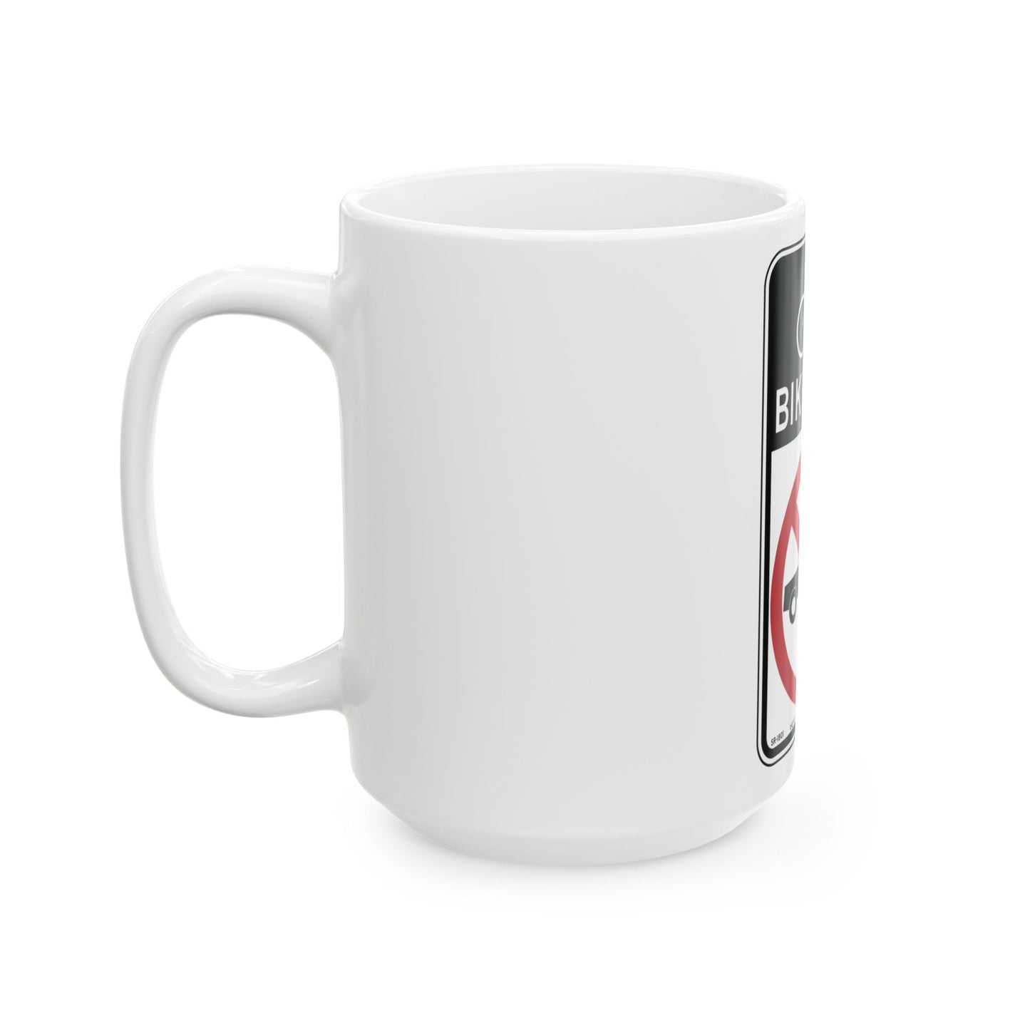 NYCDOT SR-1801 (New York) (Road Sign) White Coffee Mug