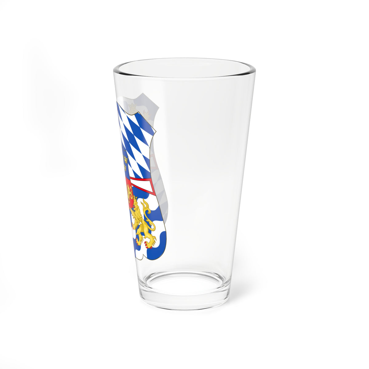 Royal Arms of Norway Denmark Sweden 1442-1448 (Denmark) (Coat of Arms) Pint Glass 16oz