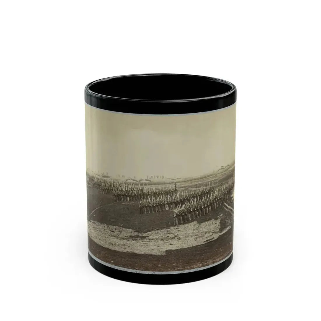 26th New York Infantry, Fort Lyon, Va. (U.S. Civil War) Black Coffee Mug 11oz - Go Mug Yourself