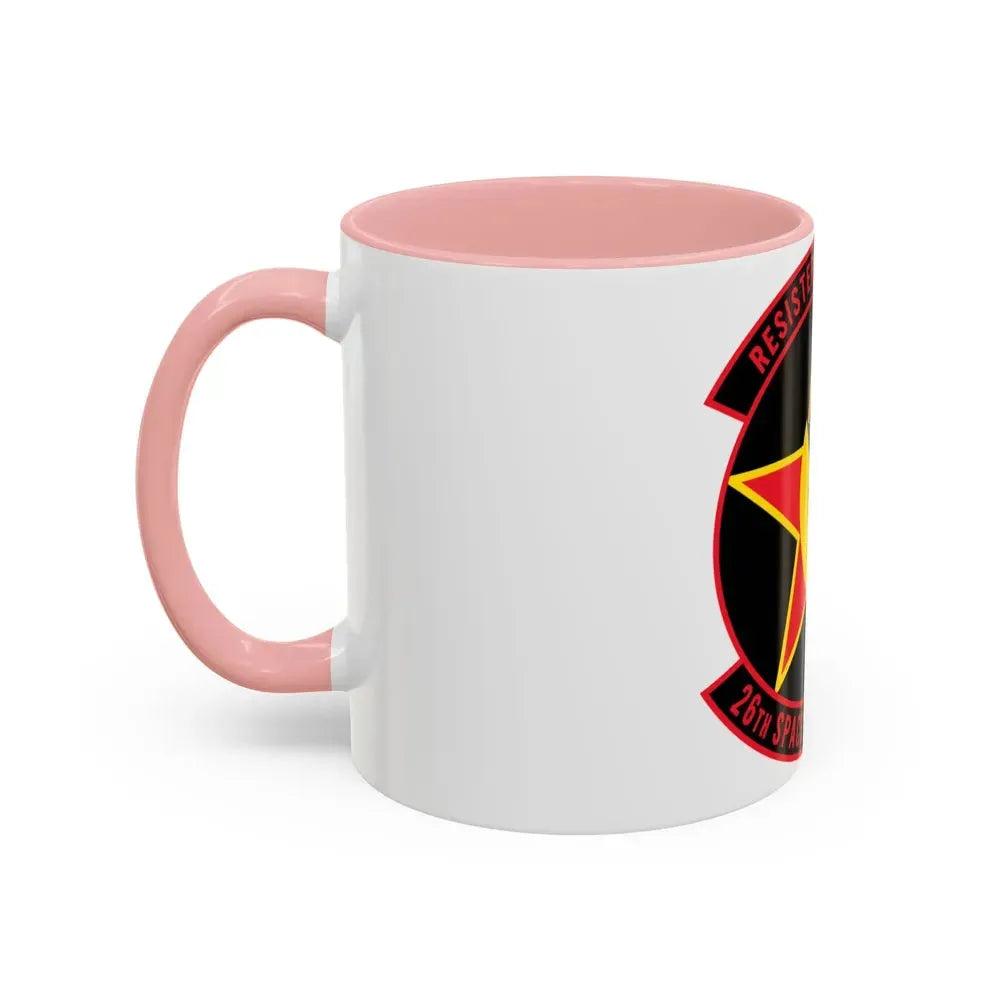 26TH Space Aggressor Sq. v2 (U.S. Air Force) Accent Coffee Mug - Go Mug Yourself