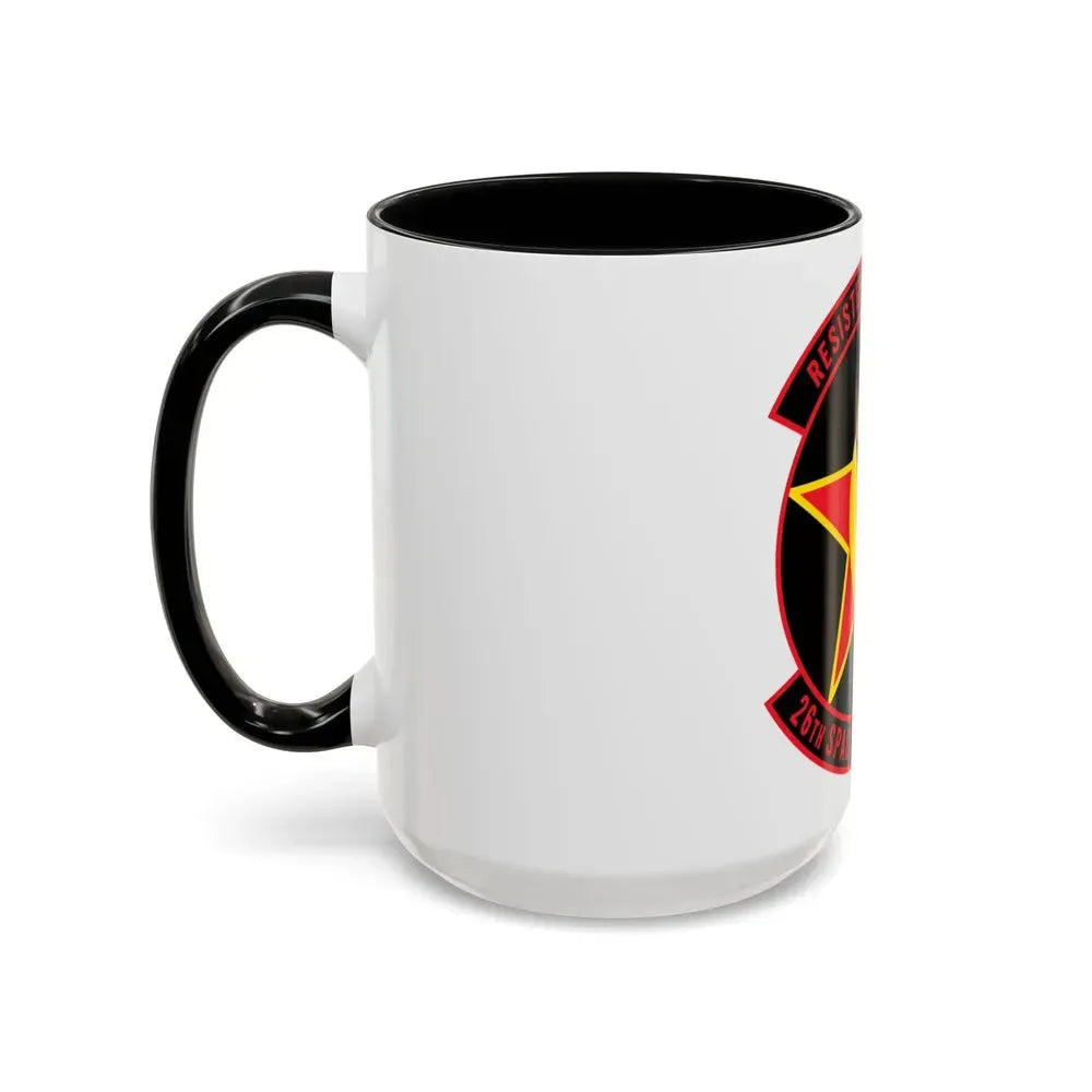 26TH Space Aggressor Sq. v2 (U.S. Air Force) Accent Coffee Mug - Go Mug Yourself