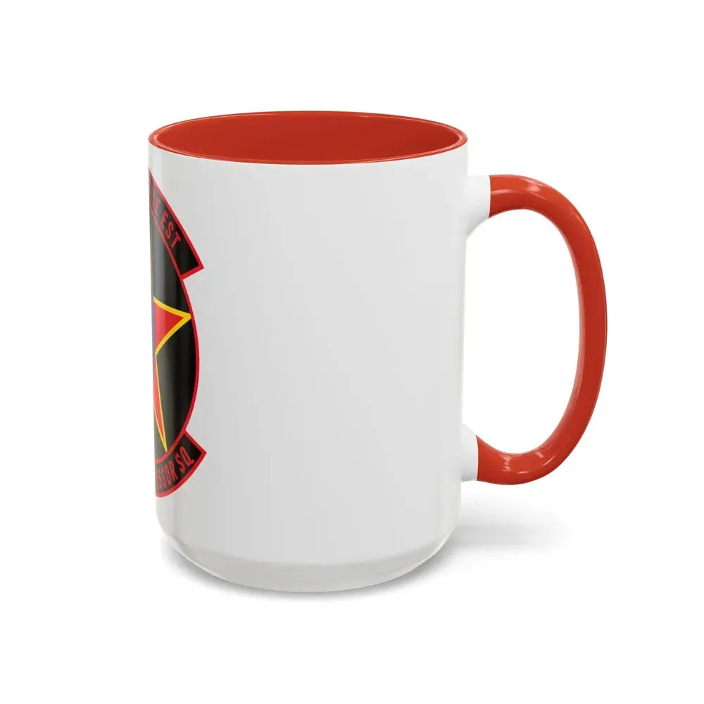 26TH Space Aggressor Sq. v2 (U.S. Air Force) Accent Coffee Mug - Go Mug Yourself