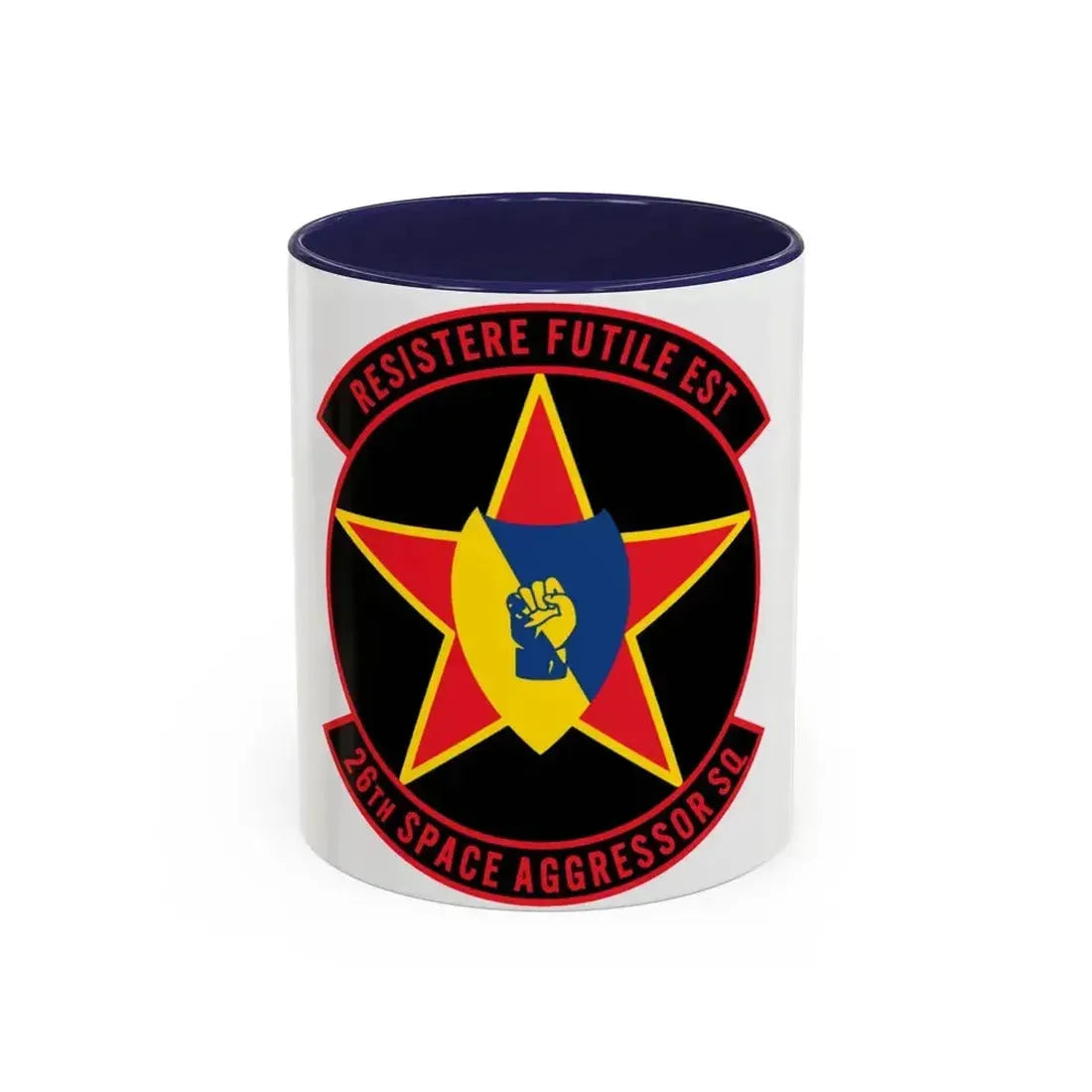 26TH Space Aggressor Sq. v2 (U.S. Air Force) Accent Coffee Mug - Go Mug Yourself