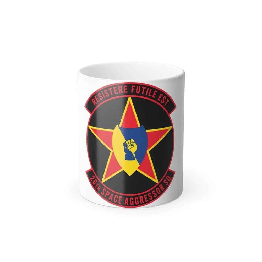 26TH Space Aggressor Sq. v2 (U.S. Air Force) Color Changing Coffee Mug 11oz - Go Mug Yourself