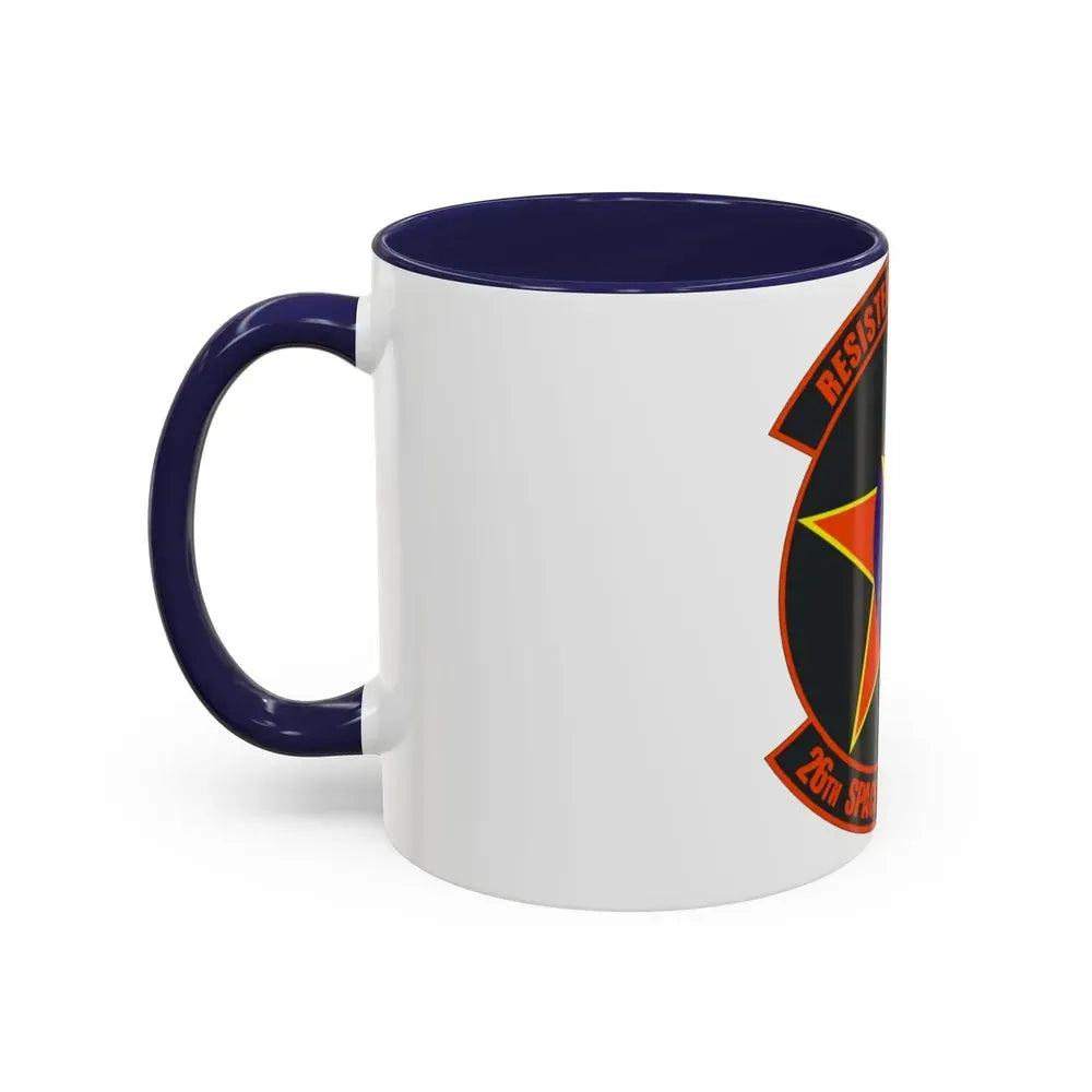 26th Space Aggressor Squadron (U.S. Air Force) Accent Coffee Mug - Go Mug Yourself